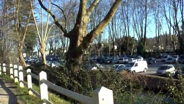 PAU - 17 MARS 2015 - LA GARE DE LA VOITURETTE DU BOULEVARD DES PYRÉNÉES.