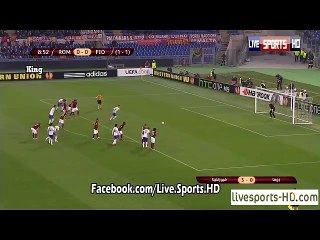 Roma 0 - 3 Fiorentina # All Goals Europa League 19-03-2015 HD