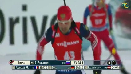 Биатлон.Серебряный финиш Антона Шипулина
