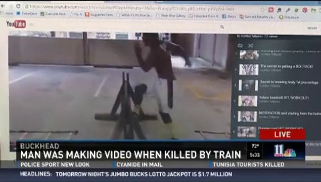 Dead!!!! Travis (Achilles) Williams fitness trainer killed while exercising near train