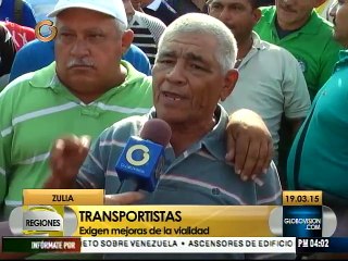 Transportistas cerraron avenida de Maracaibo