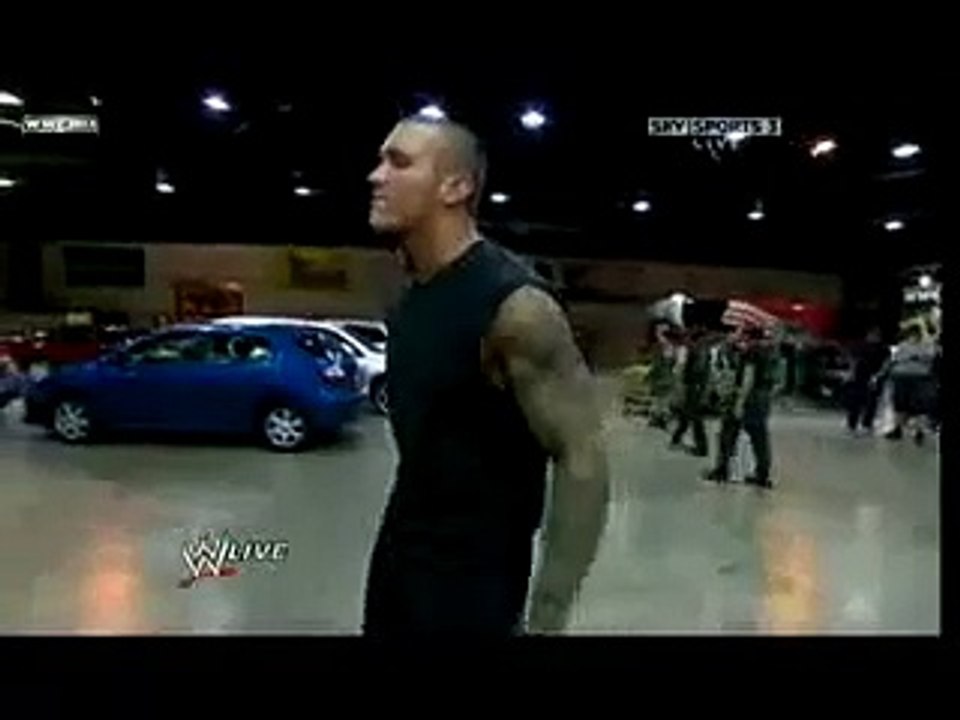 ---HHH attacks Randy Orton