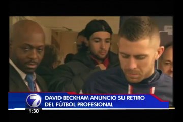 David Beckham anuncia su retiro