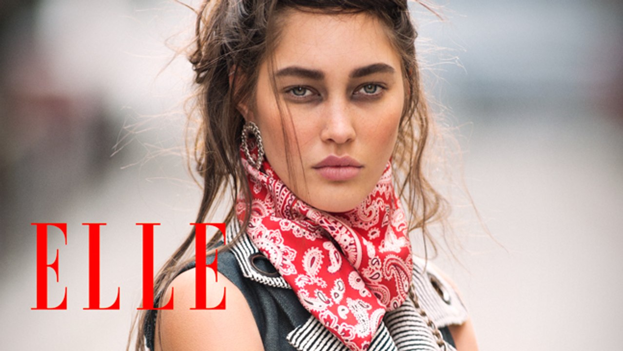 Eden Bristow in Strike A Pose by Benjamin Kanarek for ELLE