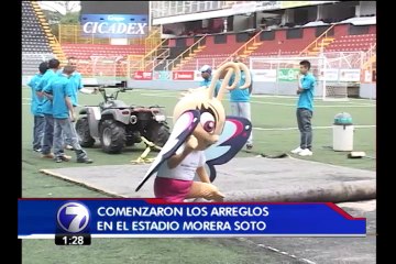 Alajuelense realiza mejoras en su estadio