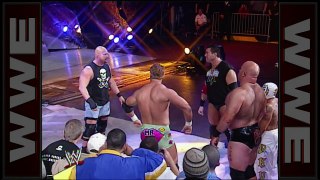 Stone Cold-- Steve Austin confronts Brock Lesnar days