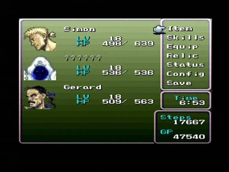 final fantasy 6 : 15ème partie