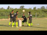 Sub-17: exercícios criativos no treino desta quarta-feira