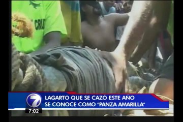 Un año más 'La Lagarteada' reúne a miles de personas en Santa Cruz