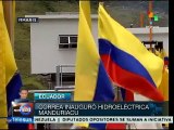 Ecuador: Correa inaugura hidroeléctrica Manduriacu