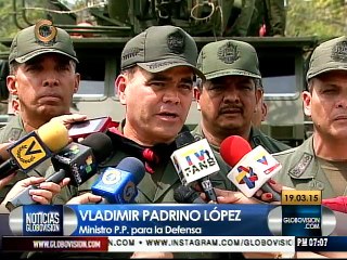 Padrino: El país tiene armamento de punta para defenderse de ataques