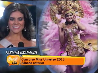 Hojancha acompañó a Fabiana en final de Miss Universo