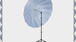Westcott 4634P 7-Feet Parabolic Umbrella Speedlite Kit (White/Black )