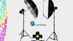 LimoStudio 400 Watt Two Photo Studio Monolight Strobe Flash Softbox Umbrella Lighting Kits