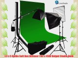 LimoStudio 2300 Watt Photography and Video Continuous Boom Light Stand Kit with Studio Backdrop