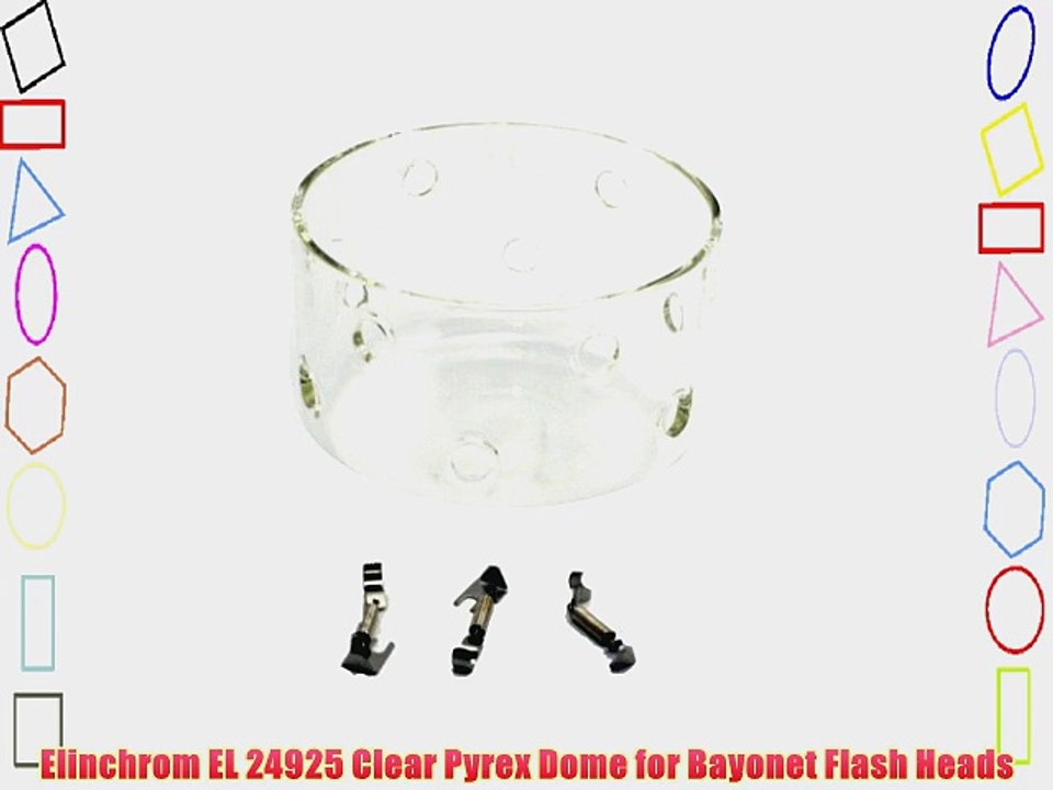 Elinchrom EL 24925 Clear Pyrex Dome for Bayonet Flash Heads