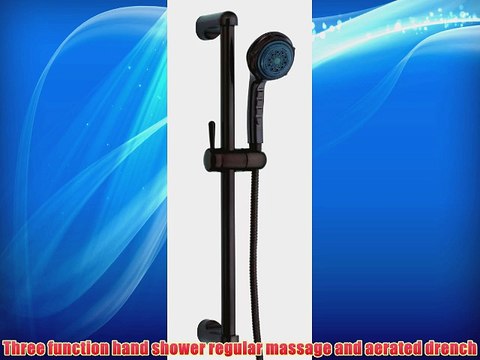 Danze D465005RB Three Function Hand Shower with 24-Inch Slide Bar Oil Rubbed Bronze