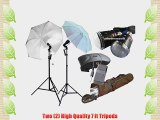 CowboyStudio Photography Flash Strobe Studio Light Kit with Stands Umbrellas Wireless Trigger