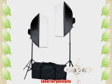 StudioFX 2000 WATT Digital Photography Continuous Softbox Lighting Studio Portrait Kit - 2