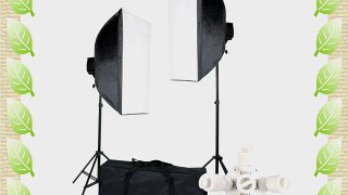 StudioFX 2000 WATT Digital Photography Continuous Softbox Lighting Studio Portrait Kit - 2