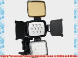 Polaroid Professional High-Power 10 LED Video Light For The Canon VIXIA HF M400 M40 M41 M52