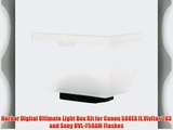 Harbor Digital Ultimate Light Box Kit for Canon 580EX IIVivitar 283 and Sony HVL-F58AM Flashes