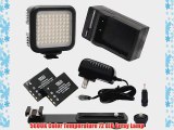 JVC GZ-EX210 Camcorder Lighting 5600K Color Temperature 72 LED Array Lamp - Digital Photo