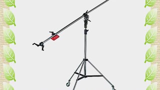 Manfrotto 025BS Super Boom 2 Section Aluminum Stand with Casters (Black)