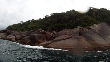 Ilha do Tesouro, Moai Gigante da Ilha da Páscoa, Praia Secreta, Peixes Venenosos, Navegação no Arquipélago da Almada, 25 milhas submarinas, Marcelo Ambrogi, Ubatuba, SP, Brasil, (36)
