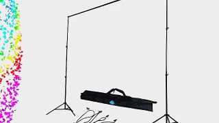 LimoStudio Photography Photo Studio 10' x 8.5' Background Stand Backdrop Support System Kit