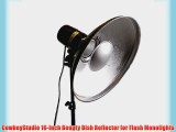 CowboyStudio 16-Inch Beauty Dish Reflector for Flash Monolights