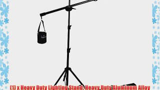 LimoStudio Heavy Duty Umbrella Softbox Flash Light Boom Light Stand Lighting Kit for Photo
