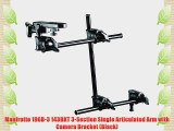 Manfrotto 196B-3 143BKT 3-Section Single Articulated Arm with Camera Bracket (Black)