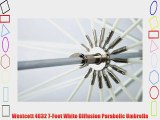 Westcott 4632 7-Feet White Diffusion Parabolic Umbrella