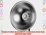 Fotodiox Pro White Beauty Dish 22 for Alien Bees Strobe Flash Light B400 B800 B1600