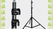 LIGHT STANDS PRO HEAVY DUTY 7'6 SET OF TWO WITH ALL METAL LOCKING COLLARS NOT PLASTIC by PBL