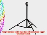 Calumet 8' Aluminum Adjustable Light Stand Mf6030 For Photo/Video