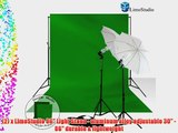 LimoStudio 10' x 12' Photo Chromakey Chroma Key Green Screen Muslin Background Backdrop - Studio