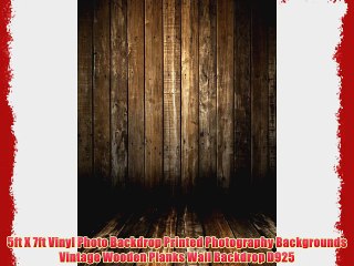 5ft X 7ft Vinyl Photo Backdrop Printed Photography Backgrounds Vintage Wooden Planks Wall Backdrop