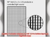 Fotodiox Pro Studio Solutions 32x48 EZ-Pro Softbox Egg Crate (Egg Crate Only)