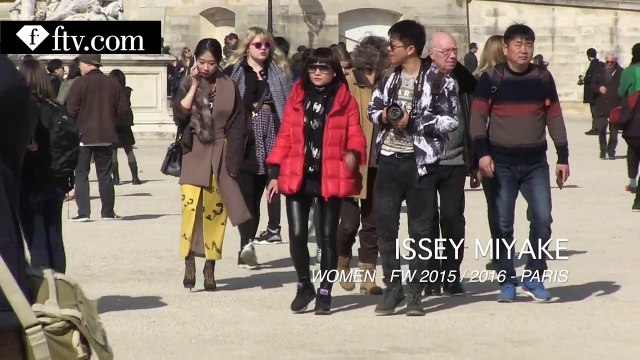 Issey Miyake Fall Winter 2015 Backstage Paris Fashion Week PFW FashionTV