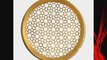 18K Gold Plated Arabesque Fine Bone China Porcelain Charger Under Plate