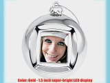 ZOpid 1.5 Inch Display Digital Photo Ornament - Christmas Ball Photo Frame