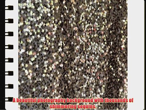 Gold Sequin Fabric Backdrop - 5ft x 9ft