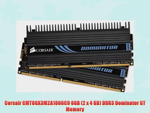 Corsair CMT8GX3M2A1866C9 8GB (2 x 4 GB) DDR3 Dominator GT Memory