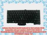 LotFancy New Black backlit keyboard for Dell Latitude E4310  Compatible with part numbers 0C0YTJ
