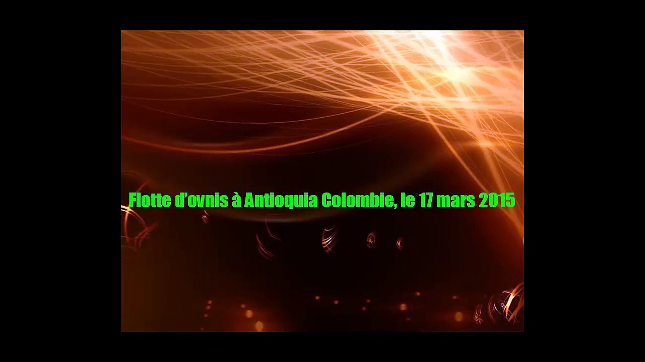 Flotte d’ovnis en plein jour en Colombie, le 17 mars 2015