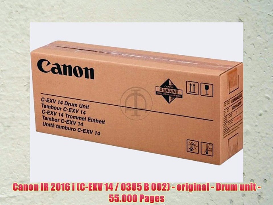 Canon IR 2016 i (C-EXV 14 / 0385 B 002) - original - Drum unit - 55.000 Pages