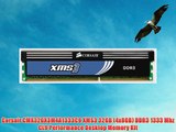Corsair CMX32GX3M4A1333C9 XMS3 32GB (4x8GB) DDR3 1333 Mhz CL9 Performance Desktop Memory Kit
