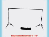 CowboyStudio 3000 Support 12 Feet Wide Heavy Duty Backdrop Support System with Carrying Bag